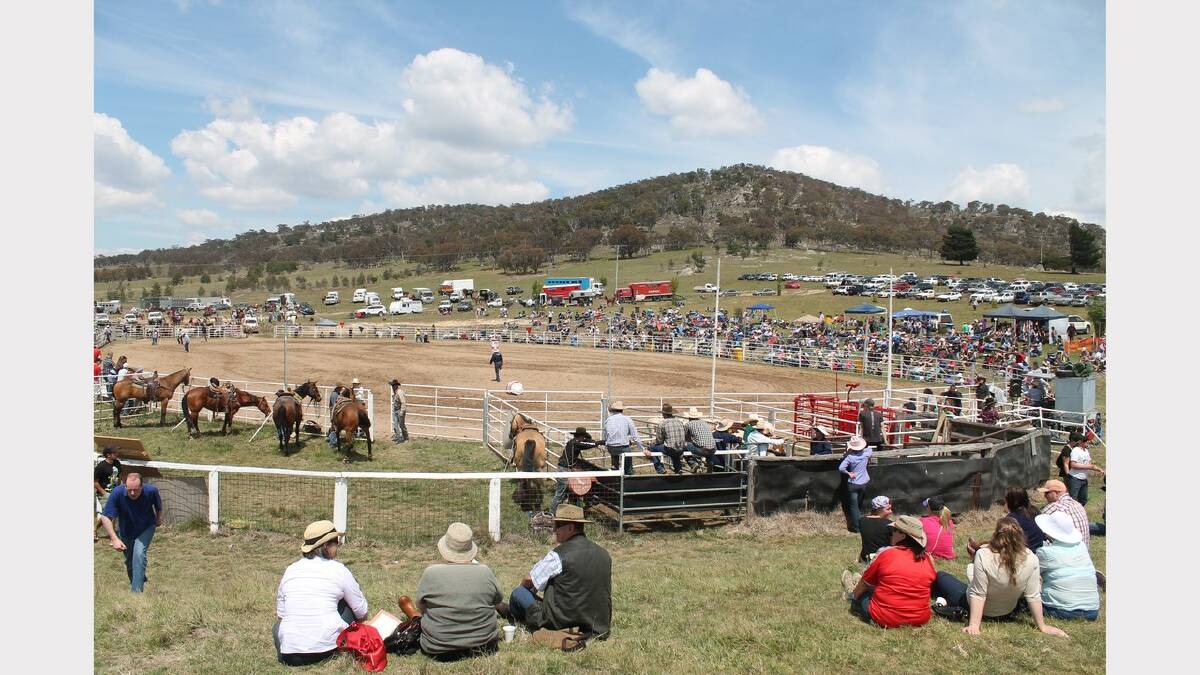 The crowd at this year's Bungendore Rodeo. Photos: Andrew Johnston, Queanbeyan Age
