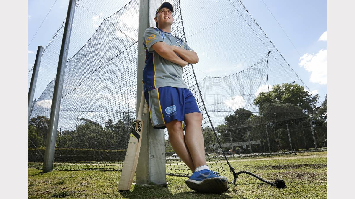 Queanbeyan's Mark Higgs is eyeing a return to the national stage after a six-year absence. The 36-year-old has attracted interest from at least one Big Bash league franchise. Photo: Jeffrey Chan, Canberra Times