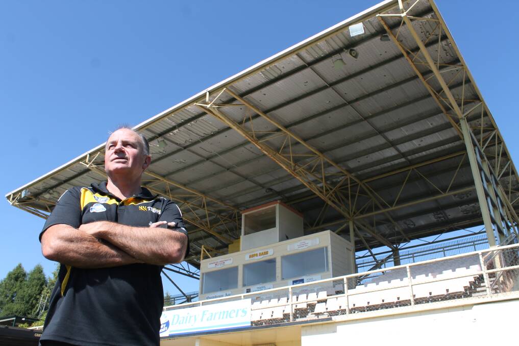 Queanbeyan Tigers general manager Ron Fowlie says the clubs planned upgrades at Dairy Farmers Park will include new visitor's change rooms. Photo: Andrew Johnston