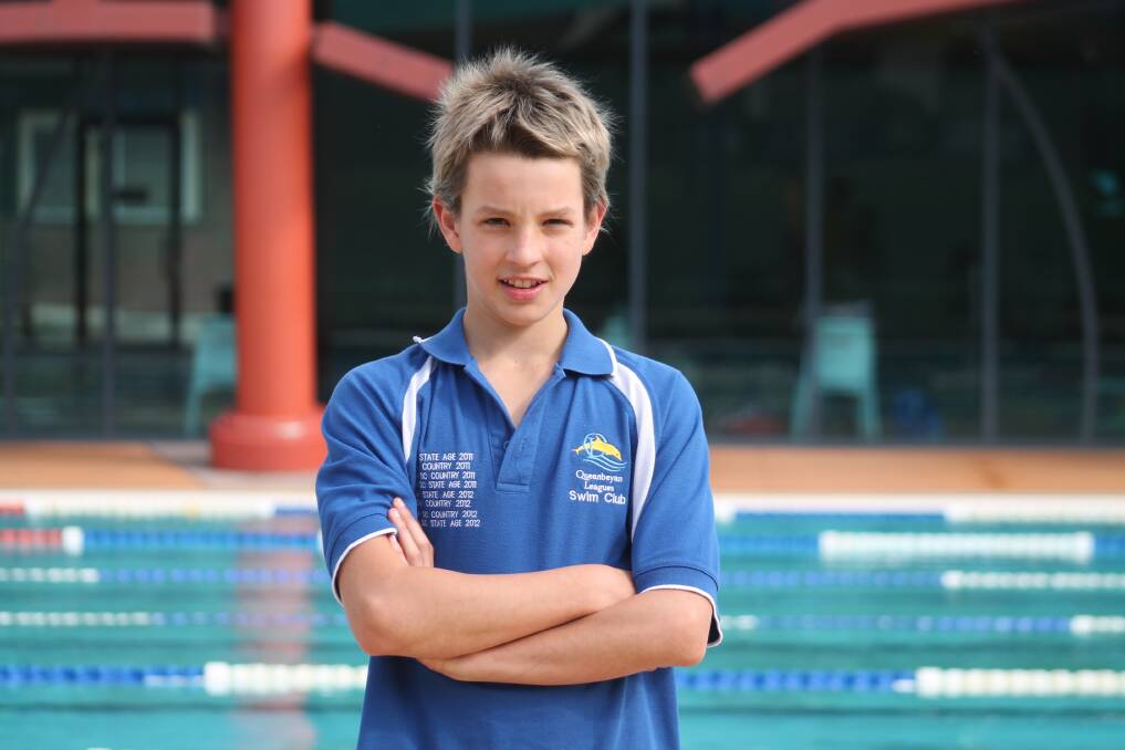 Queanbeyan swimmer Andrew Catchpole has qualified for next year's Australian Age Championships in Adelaide. Photo: Andrew Johnston