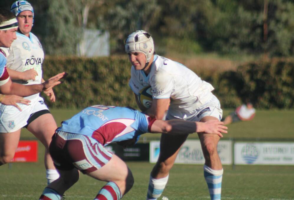 Queanbeyan Whites 45 def Wests 18 at Viking Park on Sunday. Photos: Andrew Johnston, Queanbeyan Age