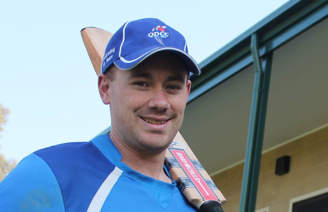 Queanbeyan second grade batsman Dave Corcoran says the side faces a tough ask against Wests in Sunday's second grade semi-final. Photo: Andrew Johnston
