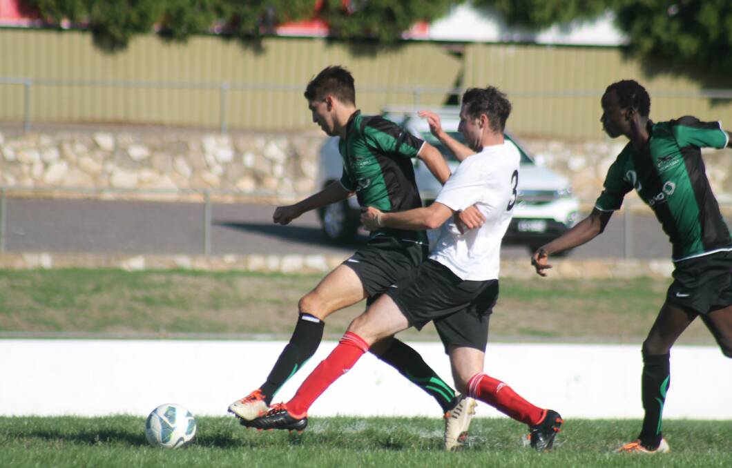 2014 Mayor's Cup. Monaro Panthers 2 def Queanbeyan City 0 at Seiffert Oval on Sunday. Photos: Andrew Johnston