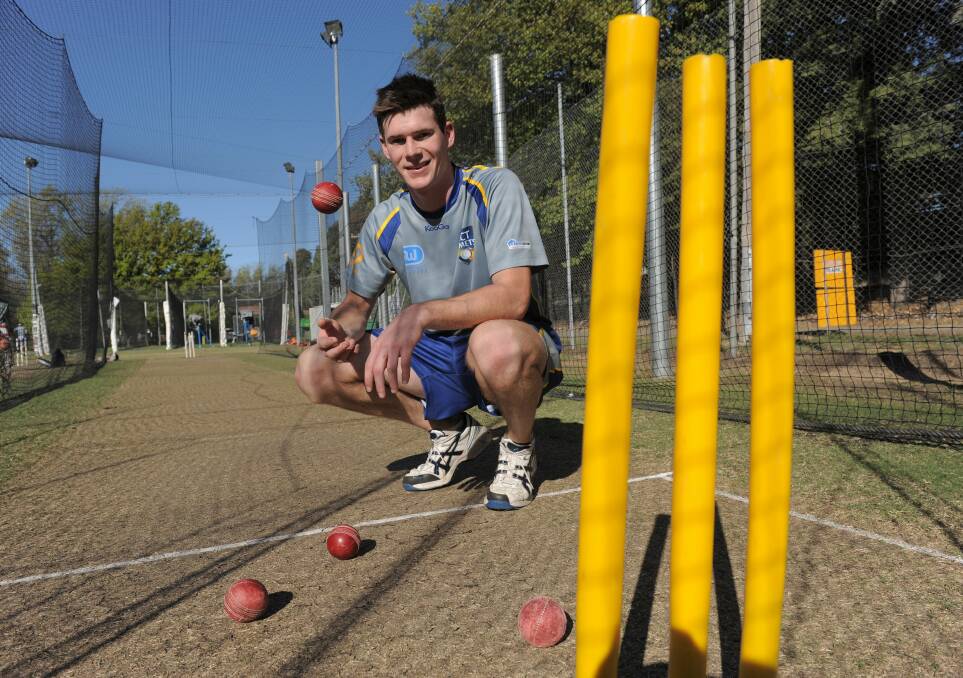 Queanbeyan's Josh Bennett believes the side can reverse its recent form slump heading into this weekend's one-day semi-finals. Photo: Canberra Times