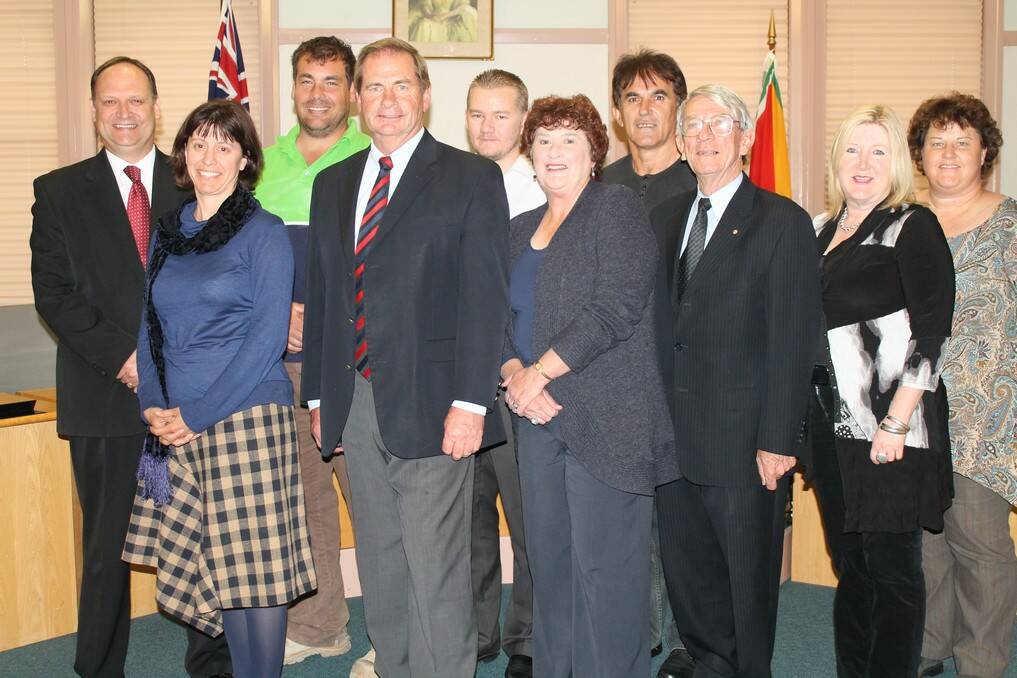 The recently elected Queanbeyan City Council consists of Brian Brown, Judith Burfoot, Jamie Cregan, mayor Tim Overall, Kenrick Winchester, Sue Whelan, Velice Trajanoski, deputy mayor Peter Bray, Toni McLennan and Trudy Taylor.