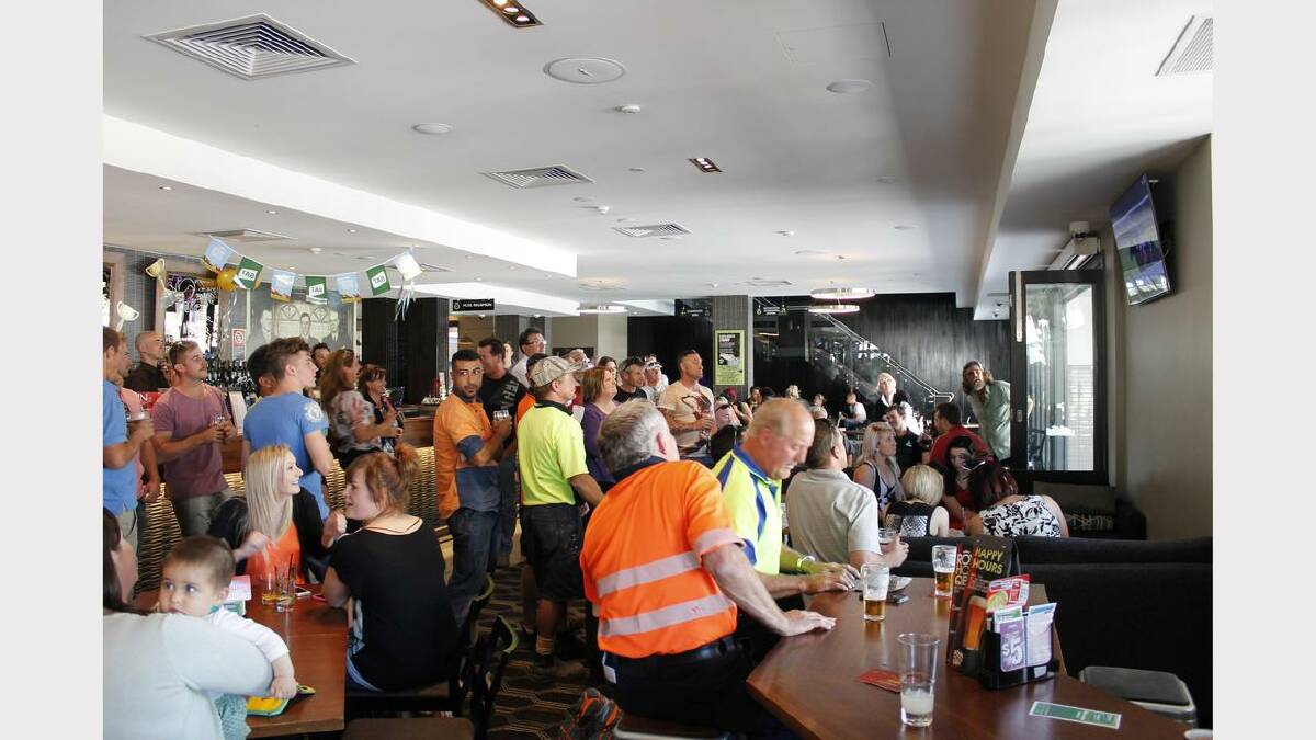 Queanbeyan workers descended on pubs and clubs to watch the big race.