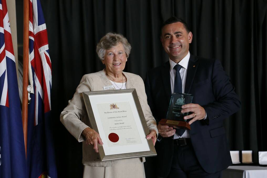 2014 NSW Premier Community Service Award winner - Robin Mould.