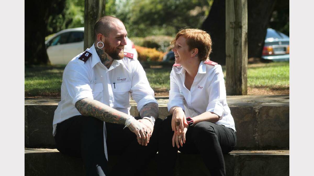 Queanbeyan Salvation Army's newest additions, Matt and Katie Ryan, are looking forward to meet with local community members. 	
