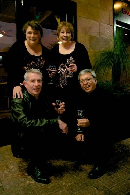 (Clockwise) Shiraz Quartet's Pam Foley, Anita Cleaver, Joseph Gasendo and Graeme Clarke will be performing at this Sunday's Queanbeyan Carols in the Park. Photo: supplied.