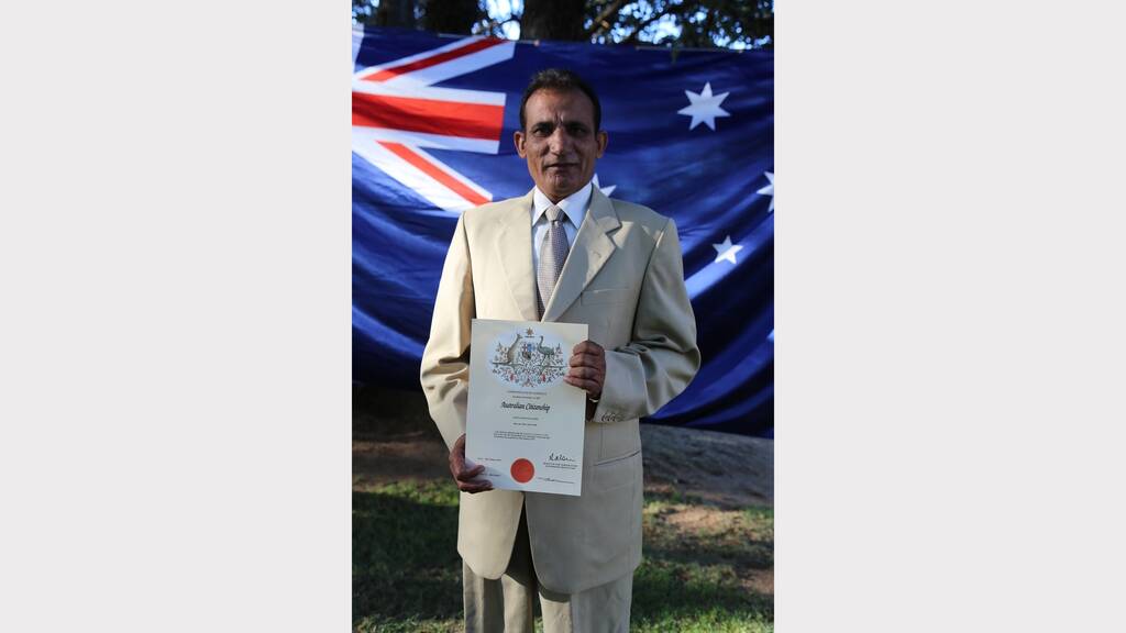 New Australian Citizen Syed Kazmi.