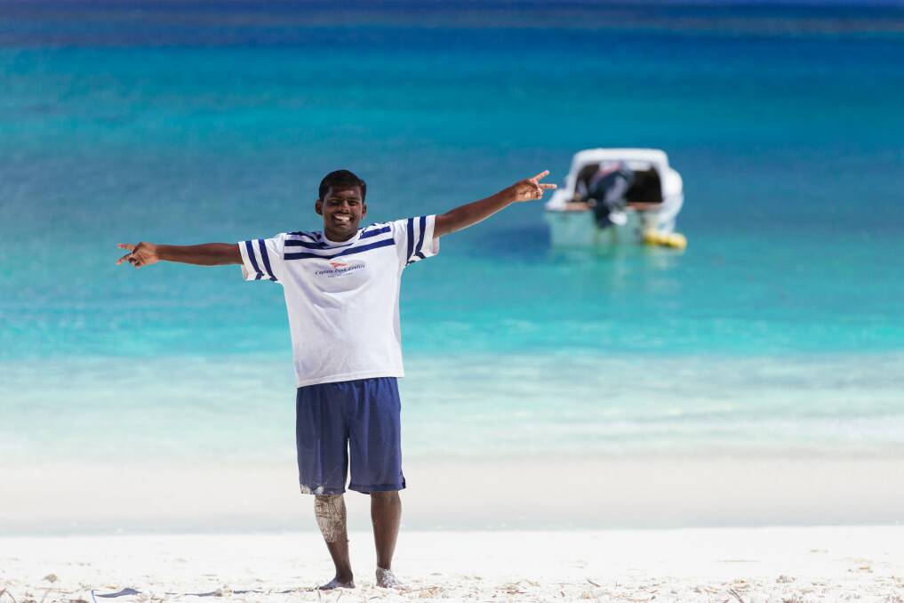 A Fiji welcome. A Fiji welcome.