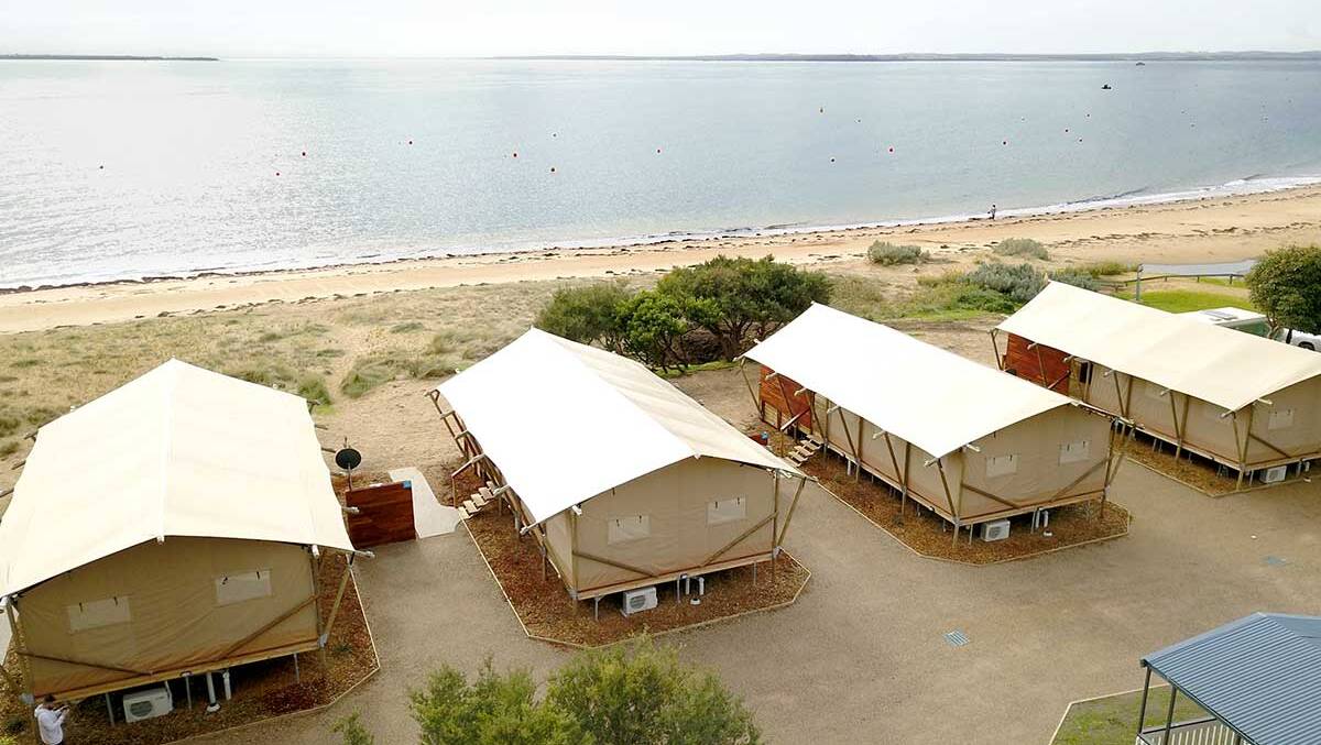 Safari tents. Safari tents.