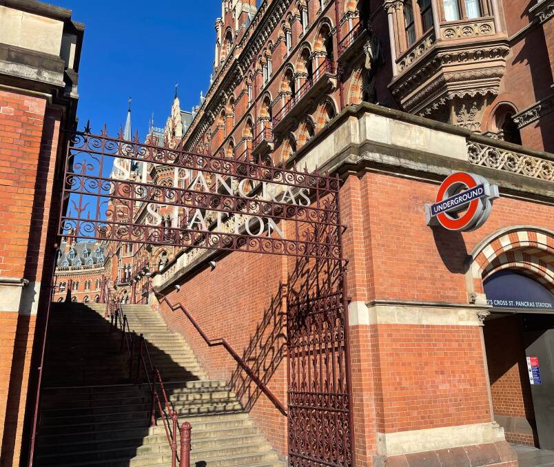 St Pancras Station. St Pancras Station.