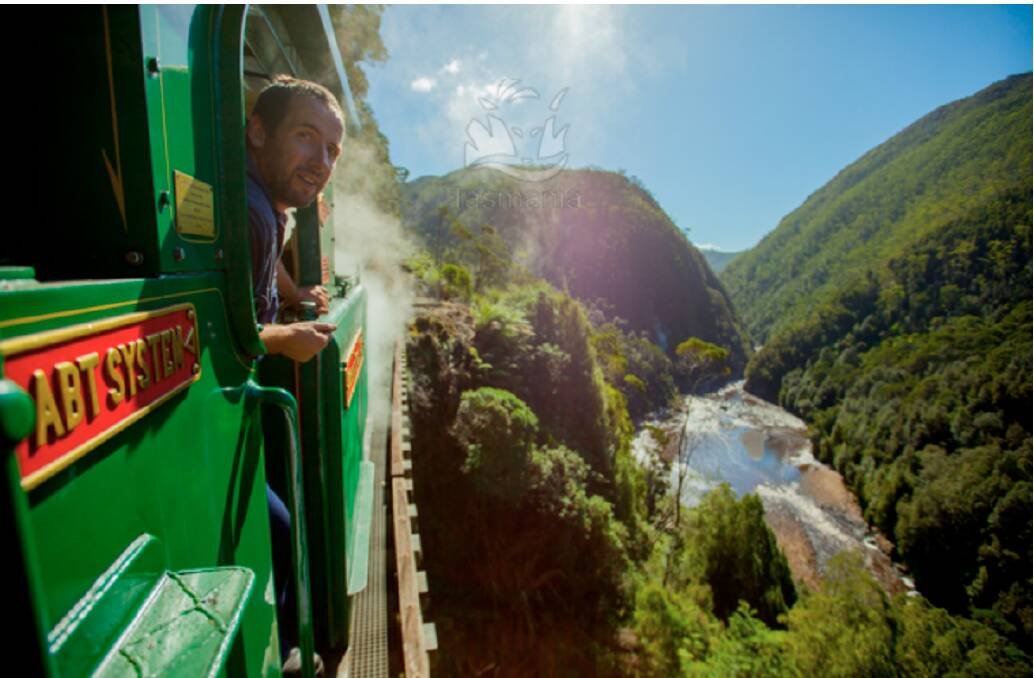 West Coast Wilderness Railway. Picture: Tourism Tasmania