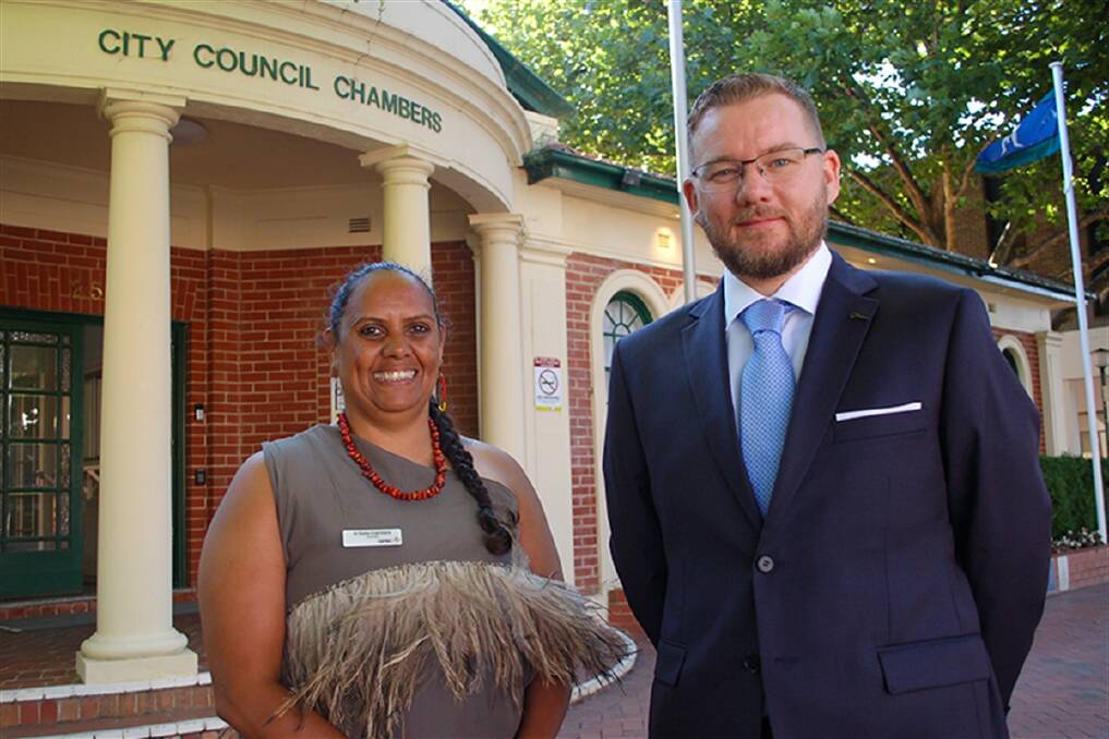 QPRC Mayor Kenrick Winchester (R) and Deputy Mayor Cr Esma Livermore. Photo: QPRC