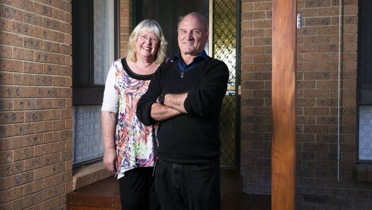 Recent buyers Bernadette and Terry Keel said an interest rate rise was something they factored in when purchasing their home. Picture: Keegan Carroll