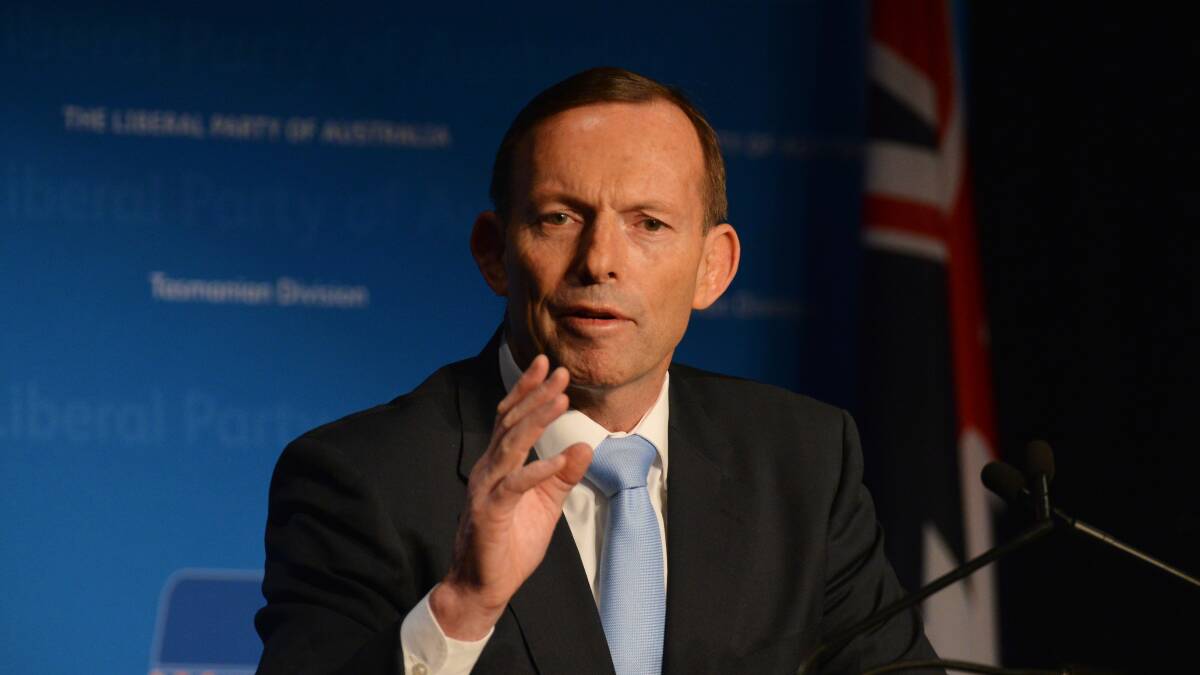 Former prime minister Tony Abbott. Picture by Scott Gelston