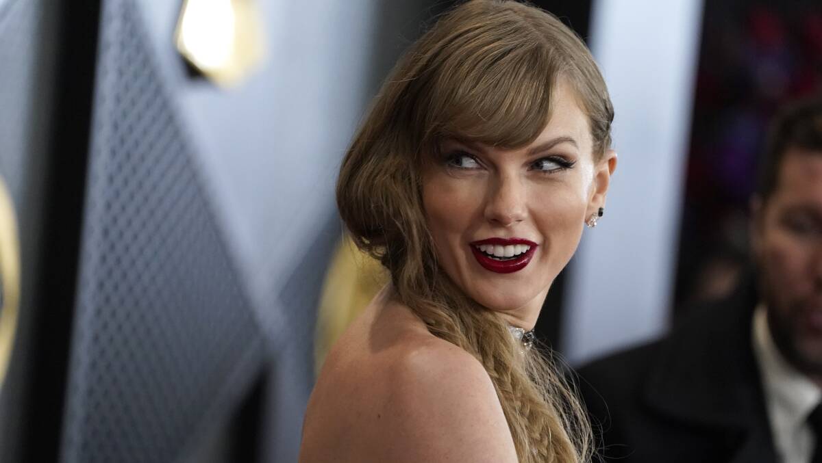 Taylor Swift's 2024 tour comes days after her album of the year success at the Grammy Awards. Picture by Jordan Strauss/Invision/AP
