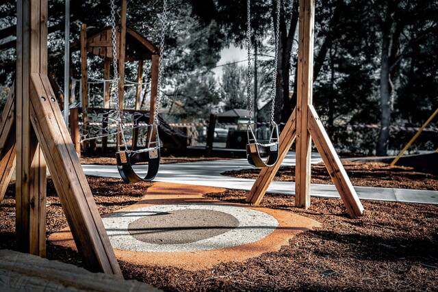 The playground took its cue from the natural surroundings. Picture: Jerusha McDowell