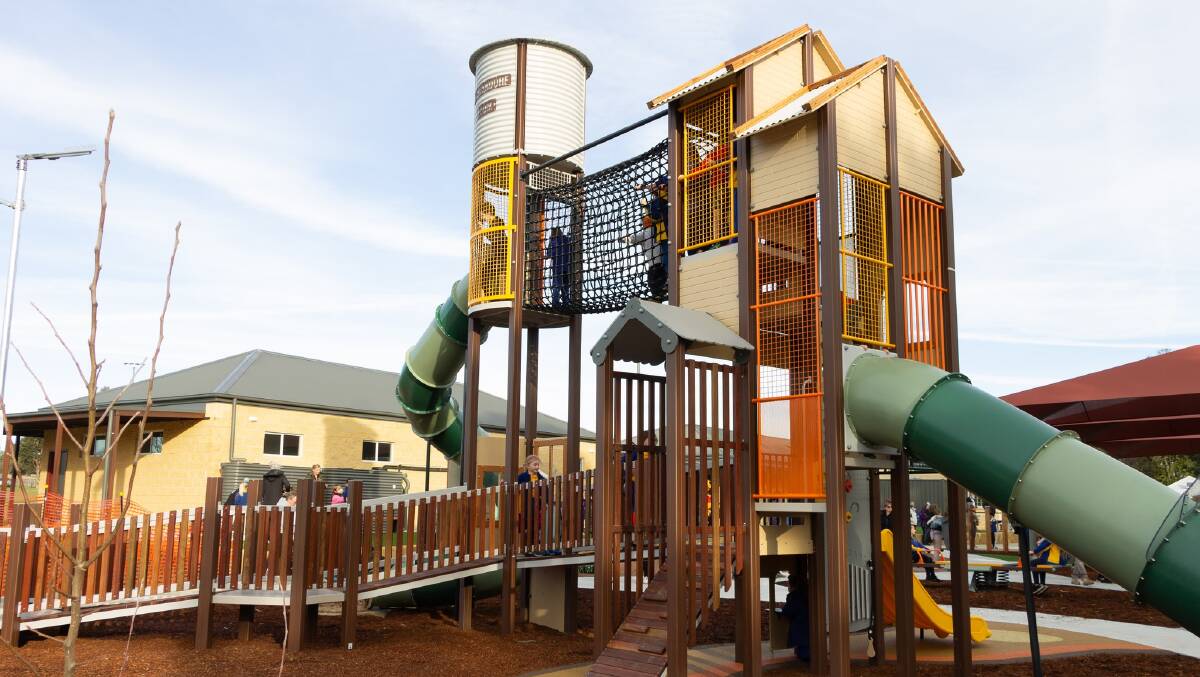 Some of the new play structures at the park. Picture: QPRG