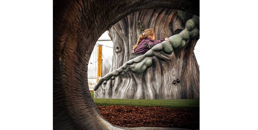 A delightful part of the new Bungendore playground. Picture: Jerusha McDowell
