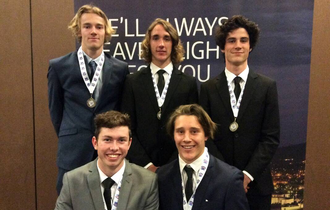 YOUNG GUNS: Five Queanbeyan players were named in the honorary Future Stars team of the year.