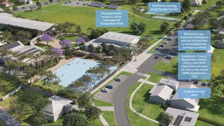 Revised artists' impression of the new Bungendore High School. Picture: supplied