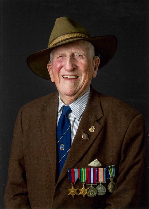 Bombardier Edwin "Ted" Frederick Dickenson. Photo courtesy of the Queanbeyan RSL Sub Branch.