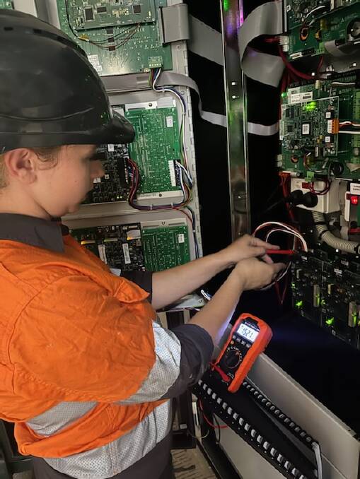 Zoe Azzopardi, 18, is a first year apprentice electrician. Picture: Supplid.