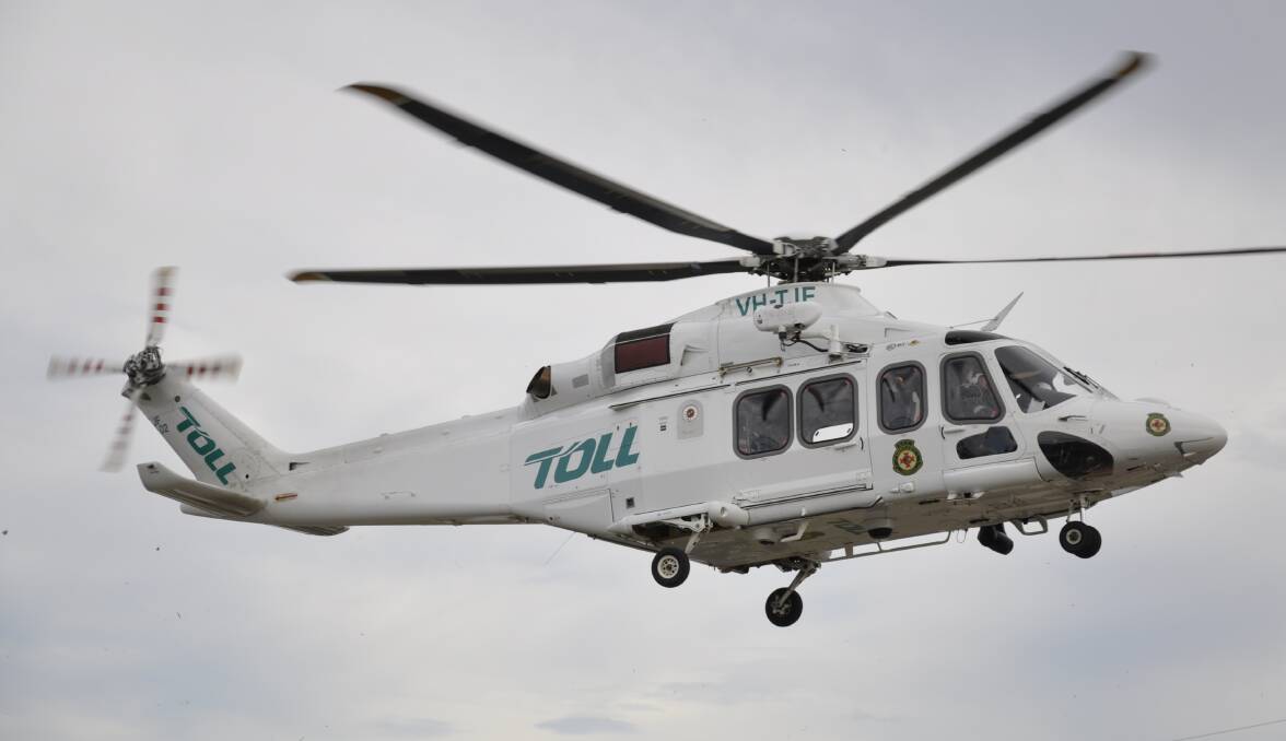 A Toll helicopter was called to the Windellama property. File picture by Louise Thrower. A Toll helicopter was called to the Windellama property. File picture by Louise Thrower.