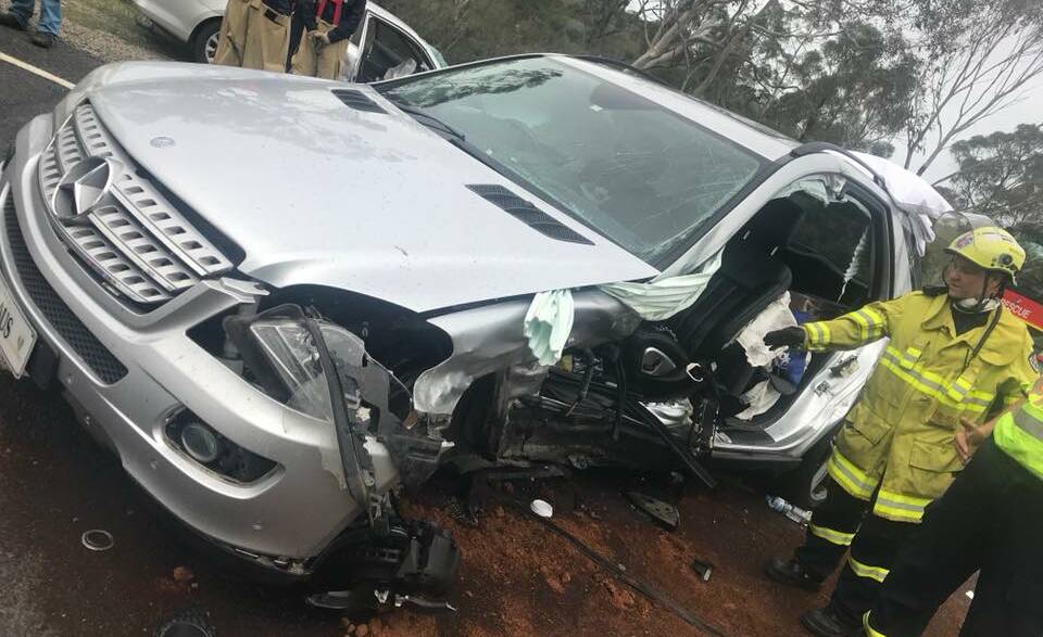 One of the cars involved in the December 19 crash near Braidwood. Photo: NSW Police