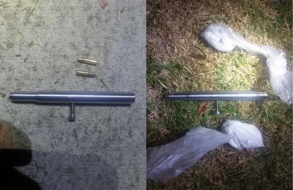 Some of the items found on the man by Monaro Highway Patrol officers. Photo: NSW Police