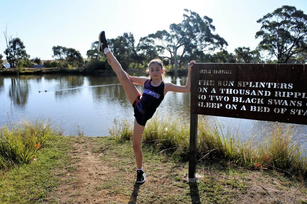 Dance star: Queanbeyan's Hannah Kilpatrick-Ware is the recipient of a Variety Heart scholarship worth $5000 which will help the 14-year-old further her dance career. Photo: Elliot Williams