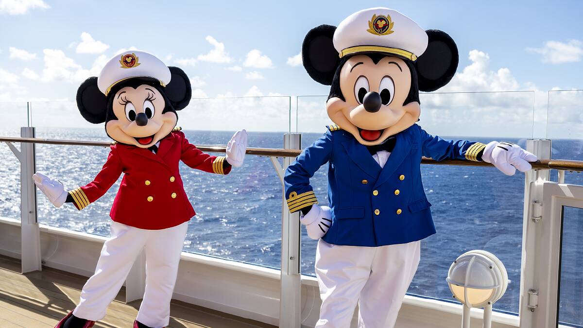 Mickey and Minnie Mouse on a Disney cruise ship. Picture: File Mickey and Minnie Mouse on a Disney cruise ship. Picture: File