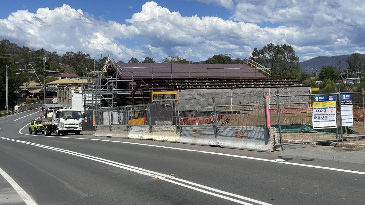 Cobargo's new "Village Square" project is filling the gaps burnt by Black Summer. Picture by Ben Smyth 