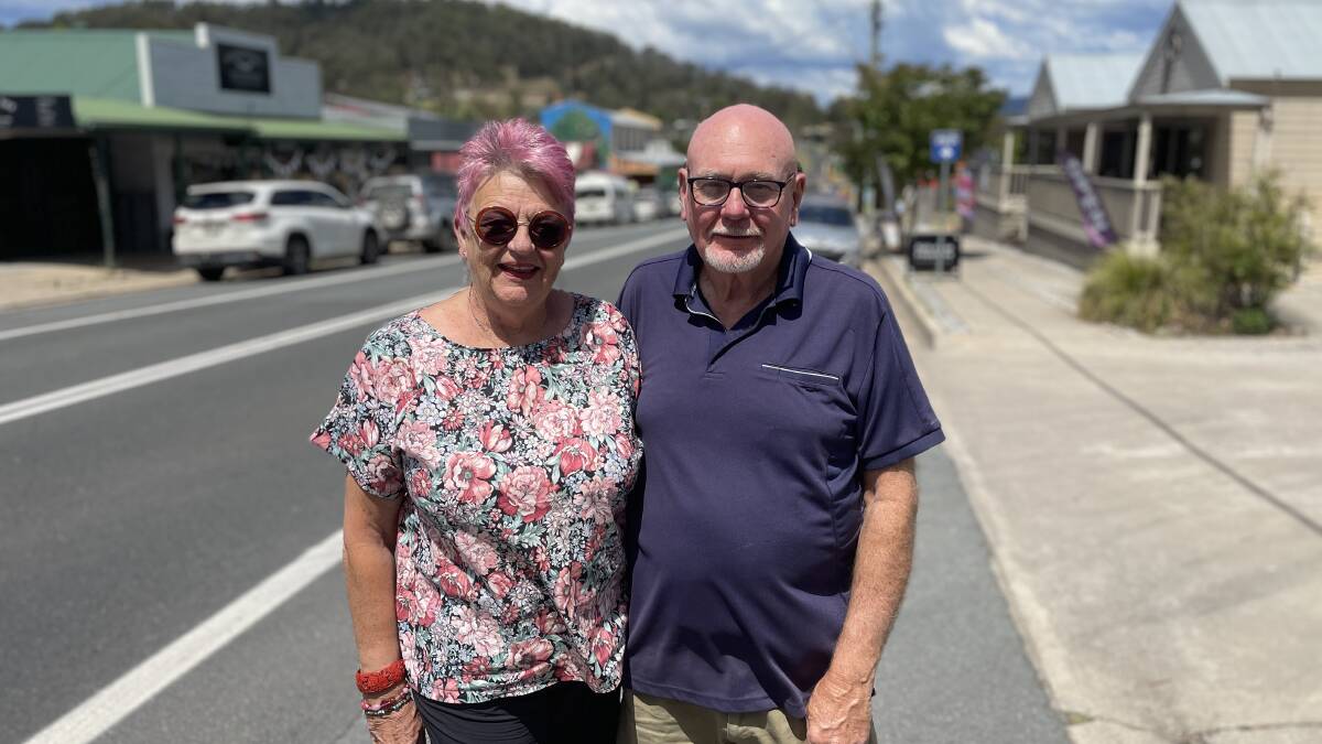 Chris and John Walters have been at the heart of Cobargo's bushfire support, recovery and rebuild right from the start. Picture by Ben Smyth