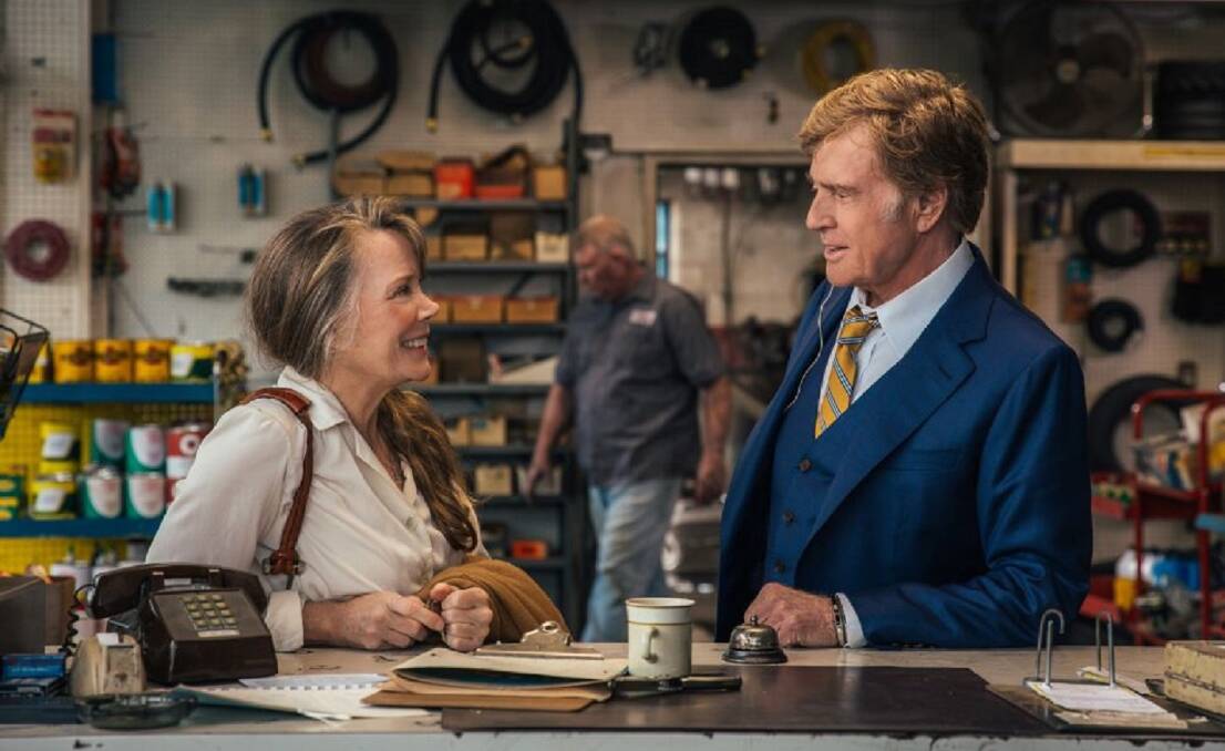 AGELESS: Jewel (Sissy Spacek) and Forrest Tucker (Robert Redford) show they've still got it in The Old Man and the Gun.
