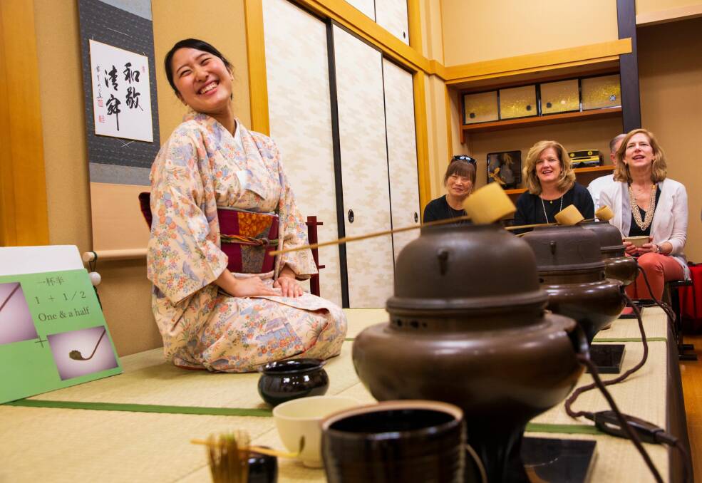 A tea ceremony in Japan. Picture supplied