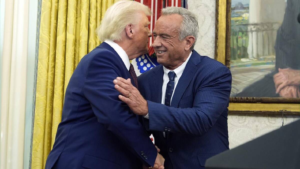 Robert F Kennedy Jr has been sworn in as the US Health and Human Services Secretary. (AP PHOTO)