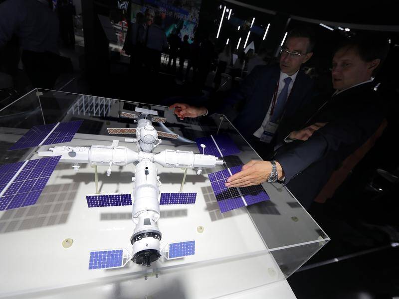 Russia wants to go it alone in orbit with a new space station. (EPA PHOTO)