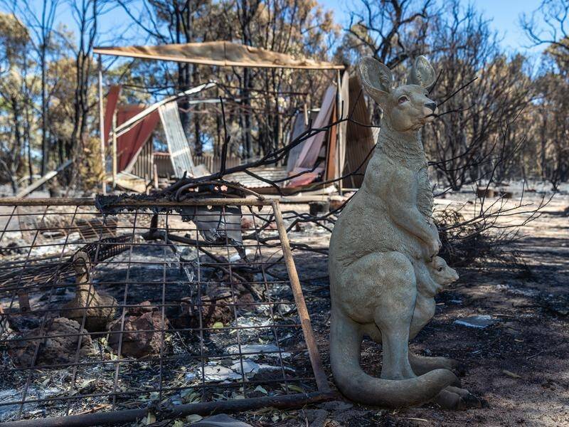 Charges have been dropped against a man accused of starting a bushfire that destroyed 86 homes. (Richard Wainwright/AAP PHOTOS)