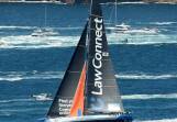 LawConnect has warmed up for the Sydney to Hobart Yacht Race with victory in the Big Boat Challenge. (Jeremy Ng/AAP PHOTOS)