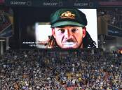 Andrew Symonds is remembered at the Wests Tigers-Cowboys NRL match at Suncorp Stadium on Sunday.