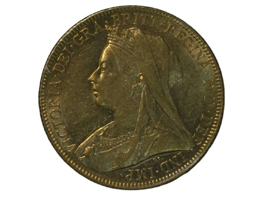 Queen Victoria - the "widowed head"