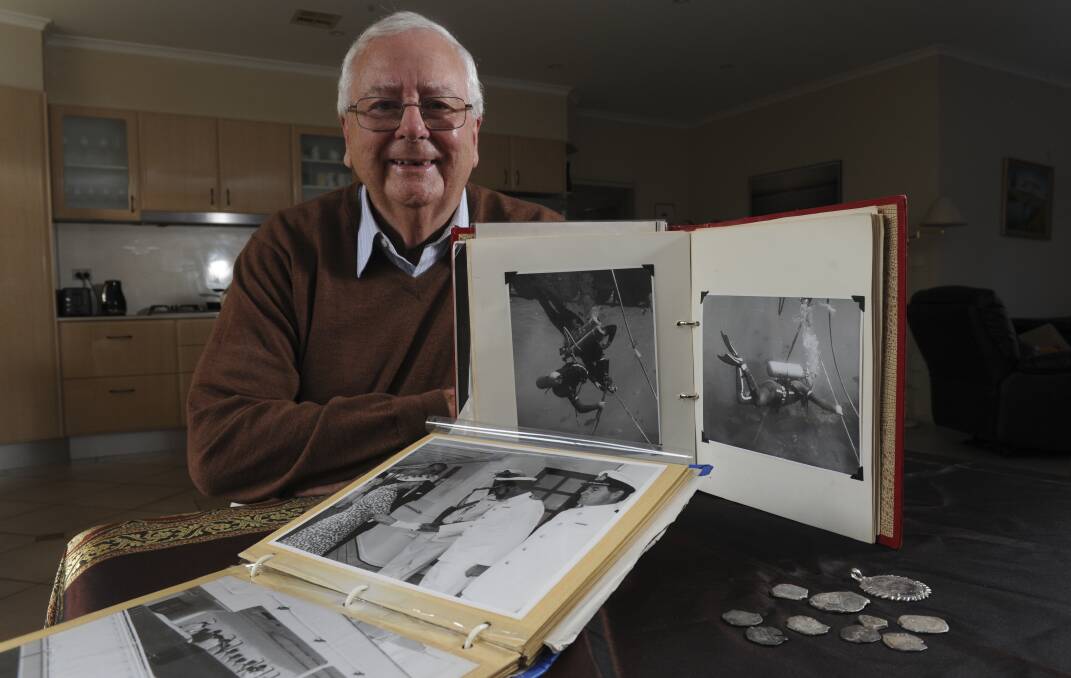 Hector Donohue was a RAN diver and has written a book about the past 100 years of Navy divers. Photo: Graham Tidy.