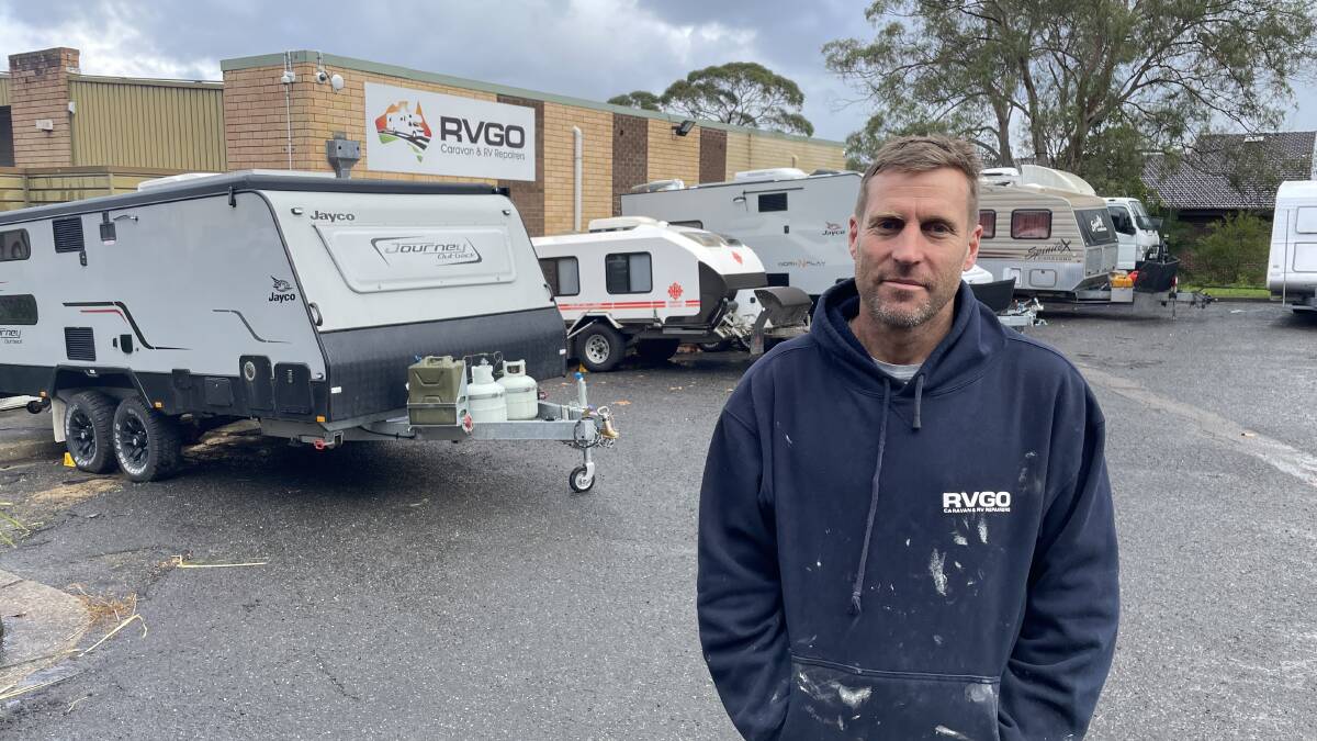 RIGHT WEIGHT: Overloading your caravan can have serious and expensive consequences, RVGO owner Chris Cathersides said. Picture: Nadine Morton