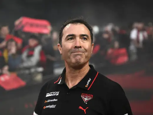 Essendon head coach Brad Scott won't push the panic buttons despite the Bombers' disastrous start. Photo: Joel Carrett/AAP PHOTOS